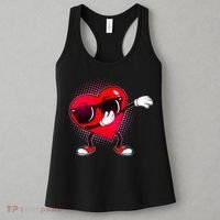 Valentine Dabbing Heart Women's Tank Top thumb 3