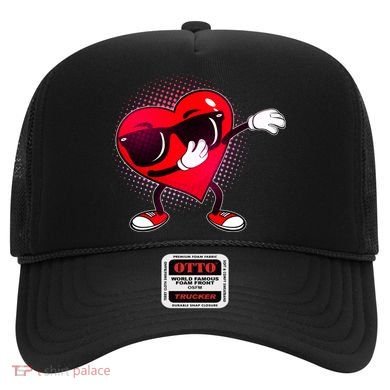 Valentine Dabbing Heart Hat