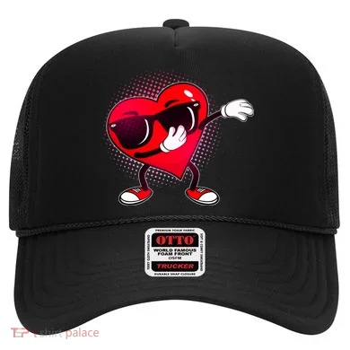 Valentine Dabbing Heart Hat