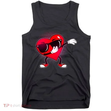 Valentine Dabbing Heart Tank Top