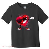 Valentine Dabbing Heart Toddler T-Shirt thumb 0