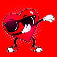 Valentine Dabbing Heart Santa Hat thumb 1