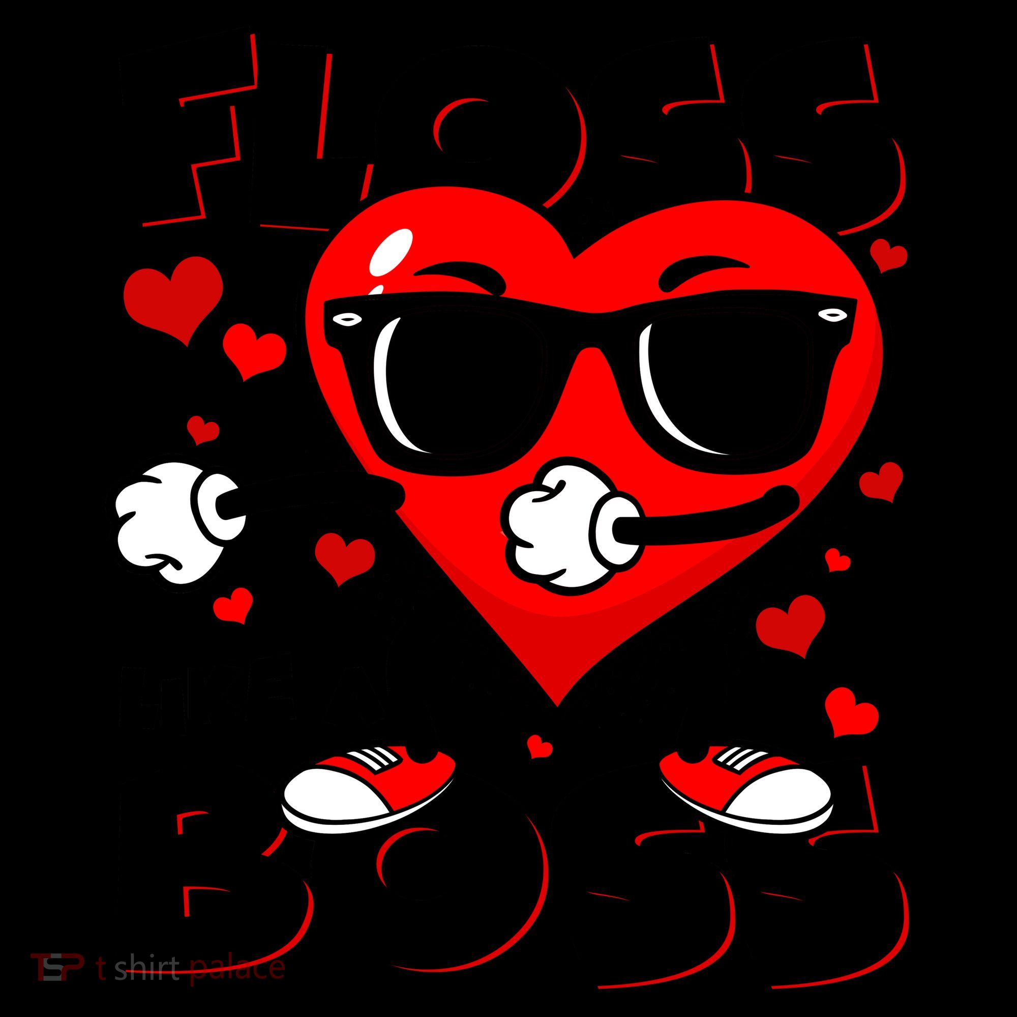 Valentine Floss Like A Boss Heart Coffee Mug