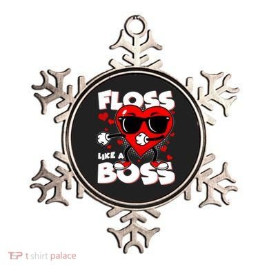 Valentine Floss Like A Boss Heart Ornament
