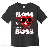 Valentine Floss Like A Boss Heart Toddler T-Shirt thumb 0