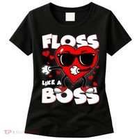 Valentine Floss Like A Boss Heart Women's T-Shirt thumb 0