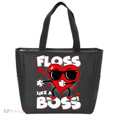 Valentine Floss Like A Boss Heart Bag