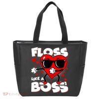 Valentine Floss Like A Boss Heart Tote Bag thumb 0