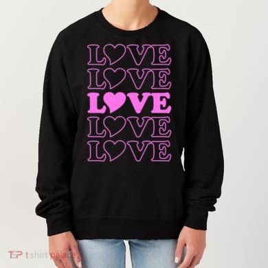 Valentine Love Pattern Women's Sweatshirt