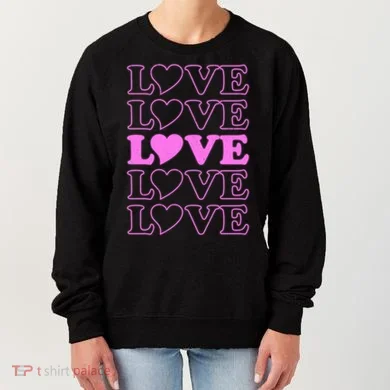 Valentine Love Pattern Women's Sweatshirt