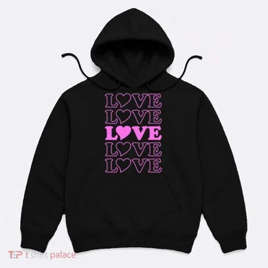 Valentine Love Pattern Hoodie