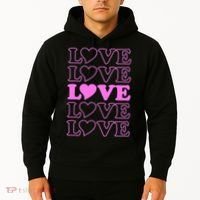 Valentine Love Pattern Hoodie thumb 2