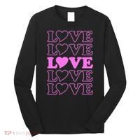 Valentine Love Pattern Long Sleeve Shirt thumb 0