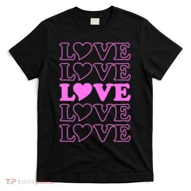 Valentine Love Pattern T-Shirt