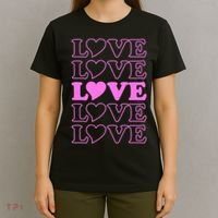 Valentine Love Pattern T-Shirt thumb 4