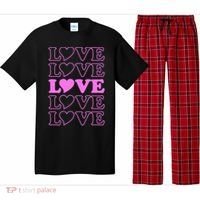 Valentine Love Pattern Pajama Set thumb 0