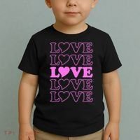 Valentine Love Pattern Toddler T-Shirt thumb 2