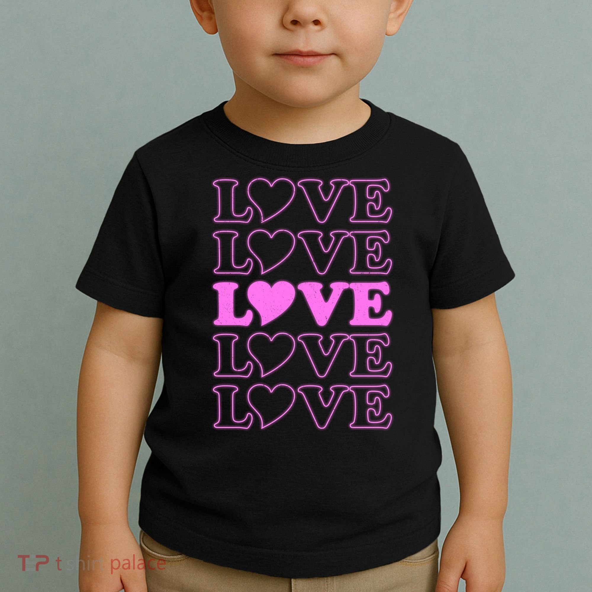 Valentine Love Pattern Toddler T-Shirt