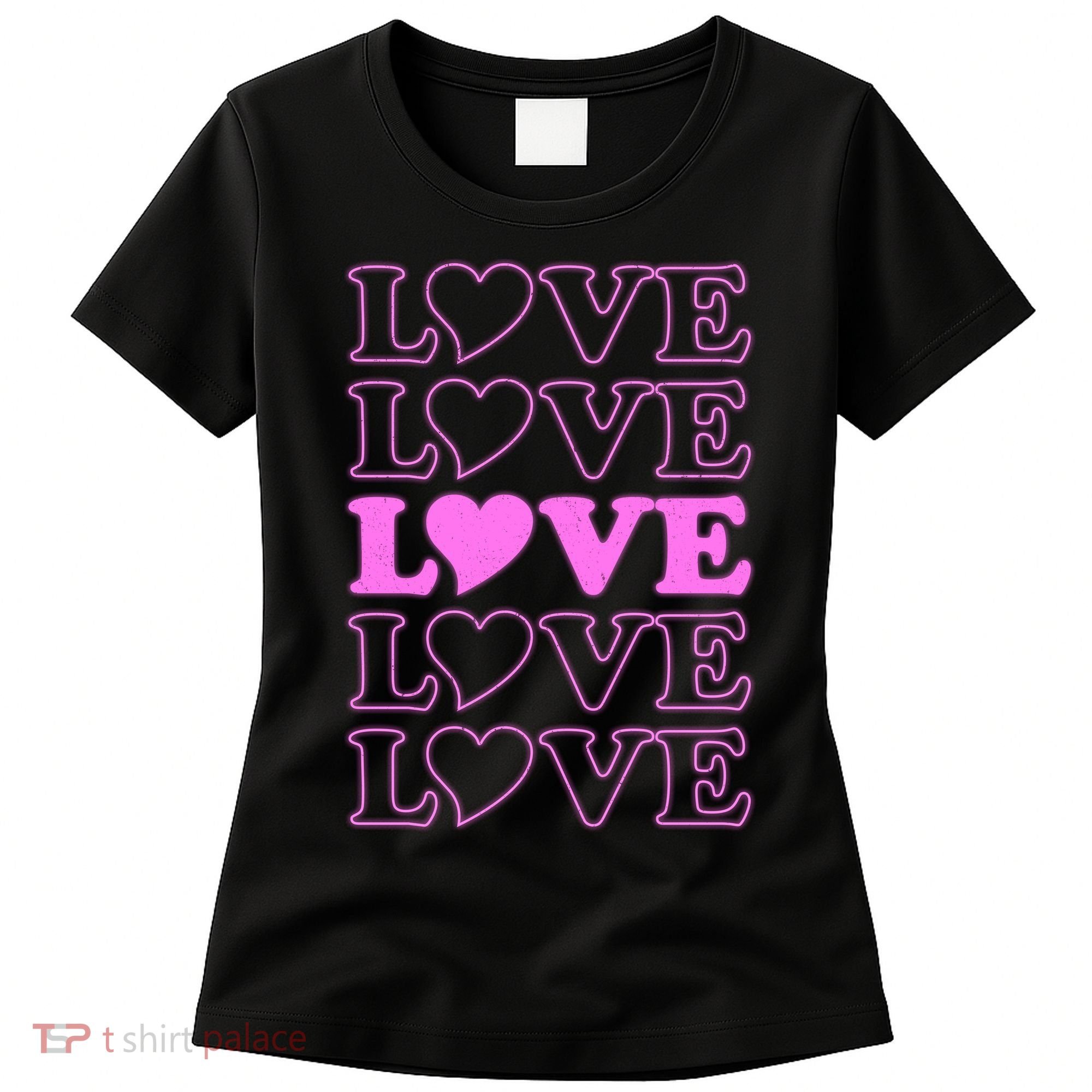 Valentine Love Pattern Women's T-Shirt