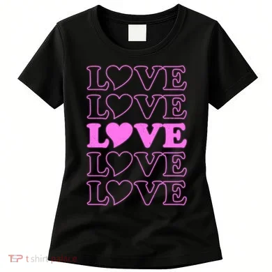 Valentine Love Pattern Women's T-Shirt