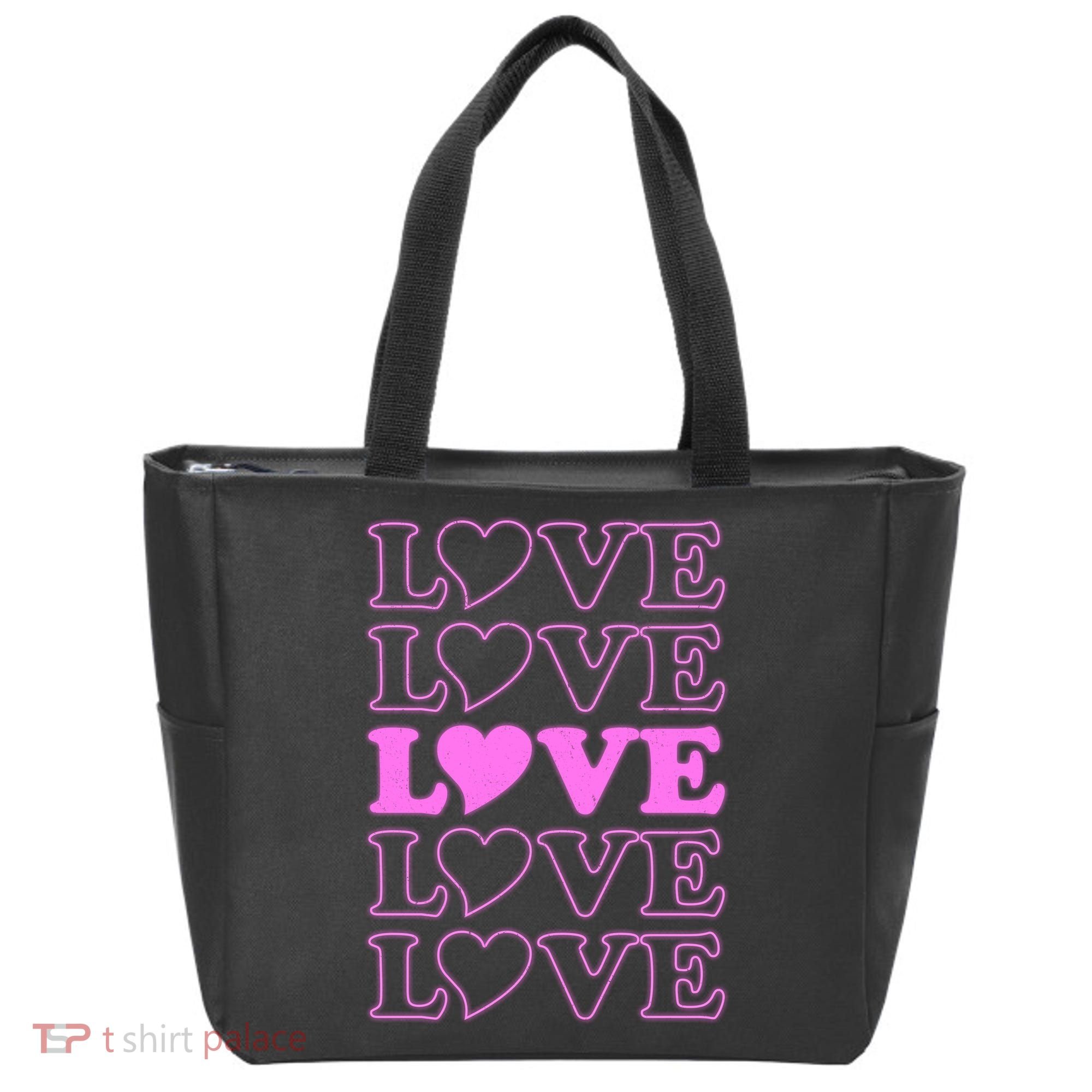 Valentine Love Pattern Tote Bag