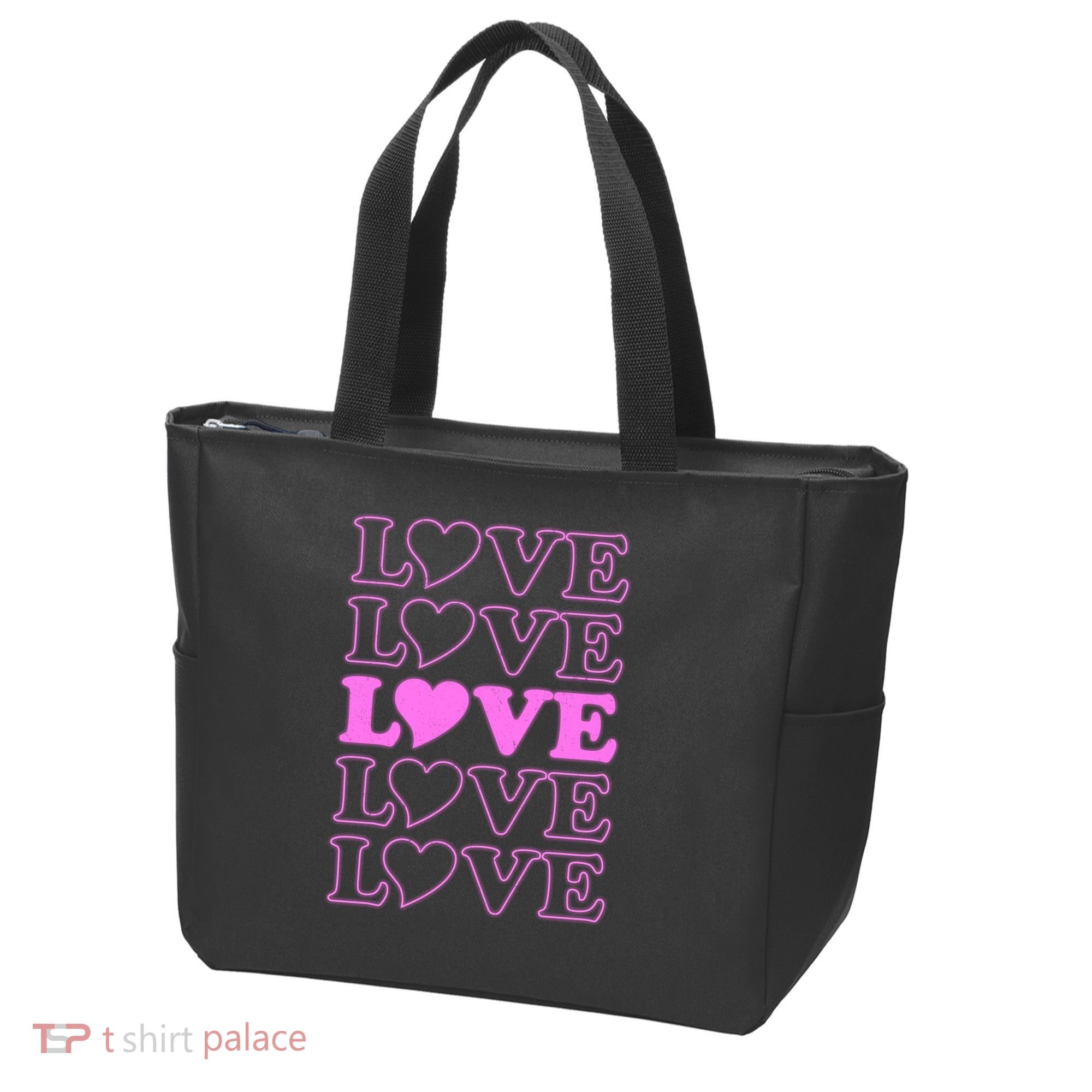 Valentine Love Pattern Tote Bag