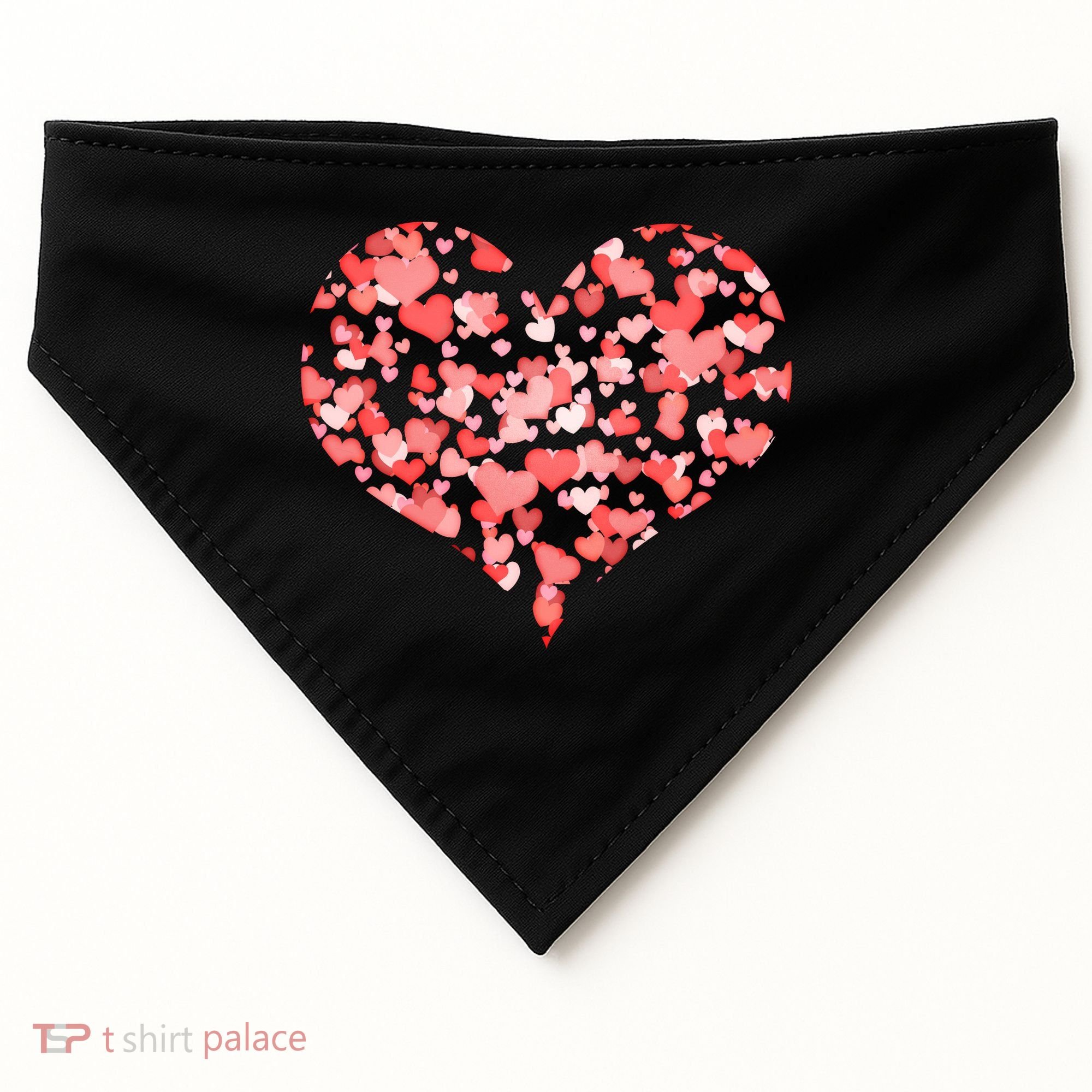Valentine Multi Heart Of Love USA-Made Doggie Bandana