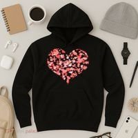 Valentine Multi Heart Of Love Hoodie thumb 3