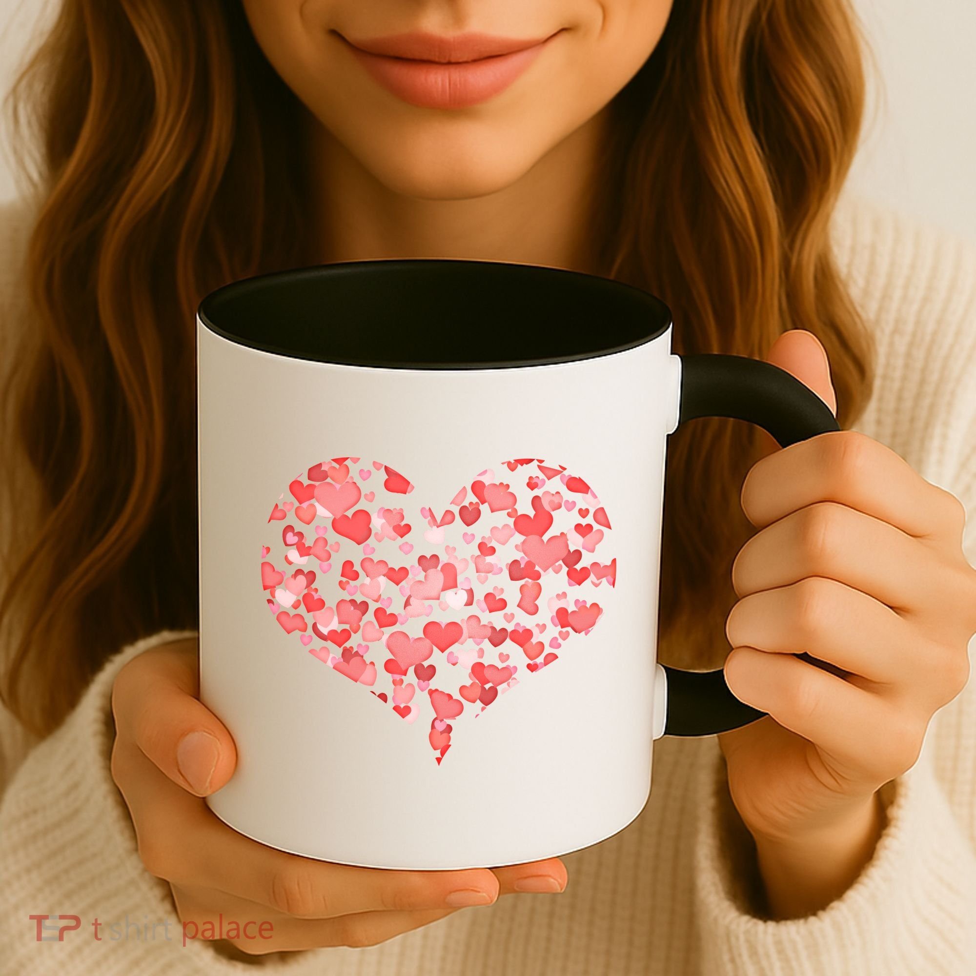 Valentine Multi Heart Of Love Coffee Mug