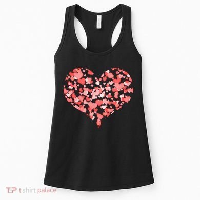 Valentine Multi Heart Of Love Women's Tank Top