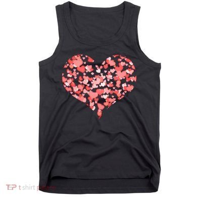 Valentine Multi Heart Of Love Tank Top