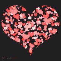 Valentine Multi Heart Of Love Golf Towel thumb 3