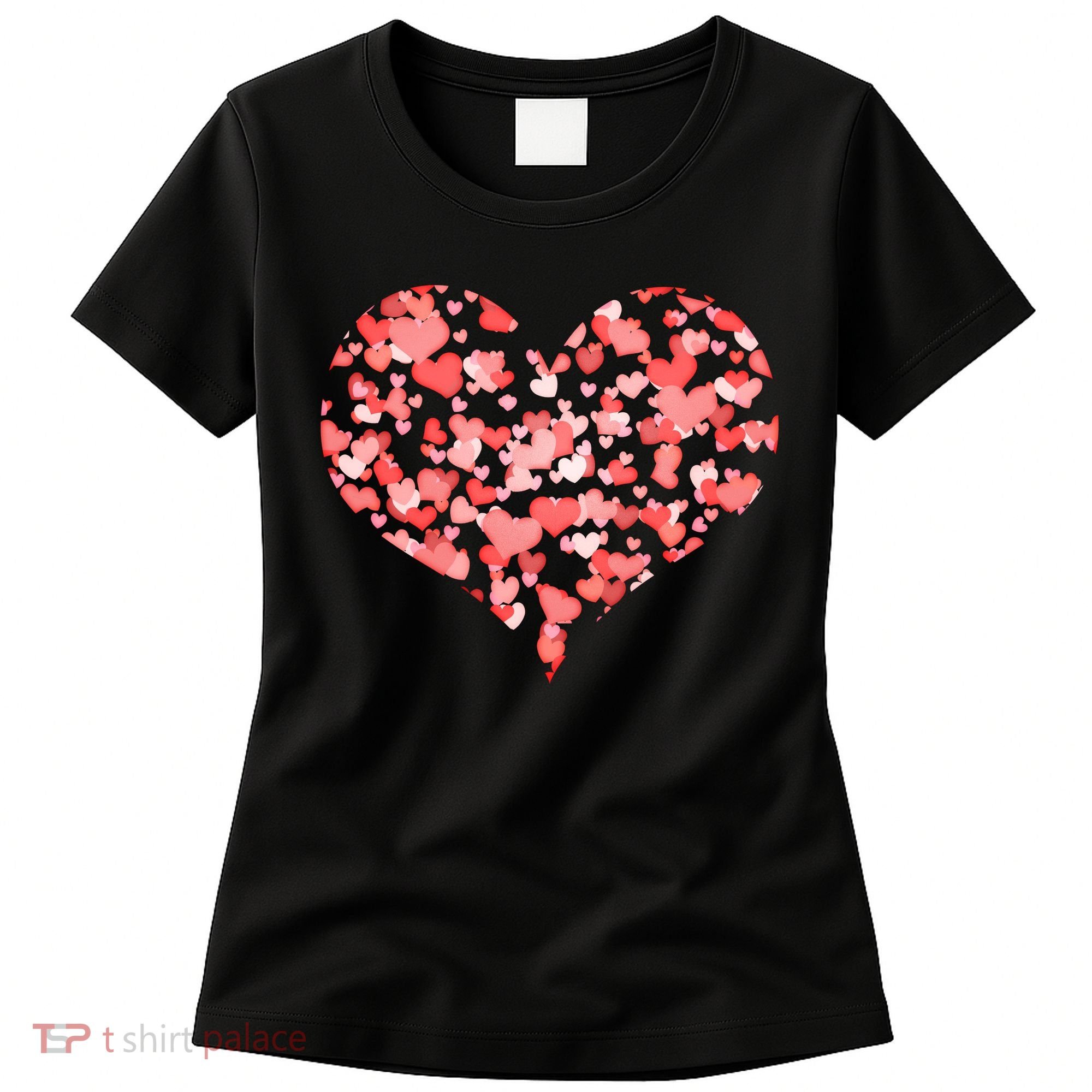 Valentine Multi Heart Of Love Women's T-Shirt