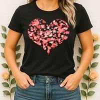 Valentine Multi Heart Of Love Women's T-Shirt thumb 2
