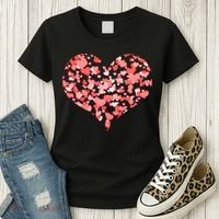Valentine Multi Heart Of Love Women's T-Shirt thumb 3