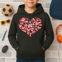 Valentine Multi Heart Of Love Kids Hoodie thumb 2