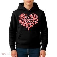 Valentine Multi Heart Of Love Kids Hoodie thumb 4