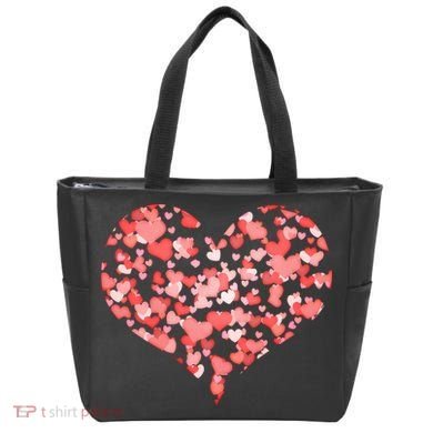 Valentine Multi Heart Of Love Tote Bag