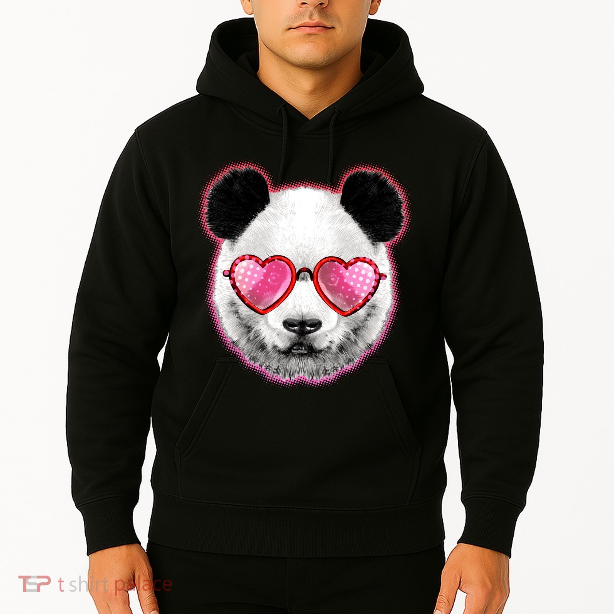 Valentine Panda Love Shades Hoodie