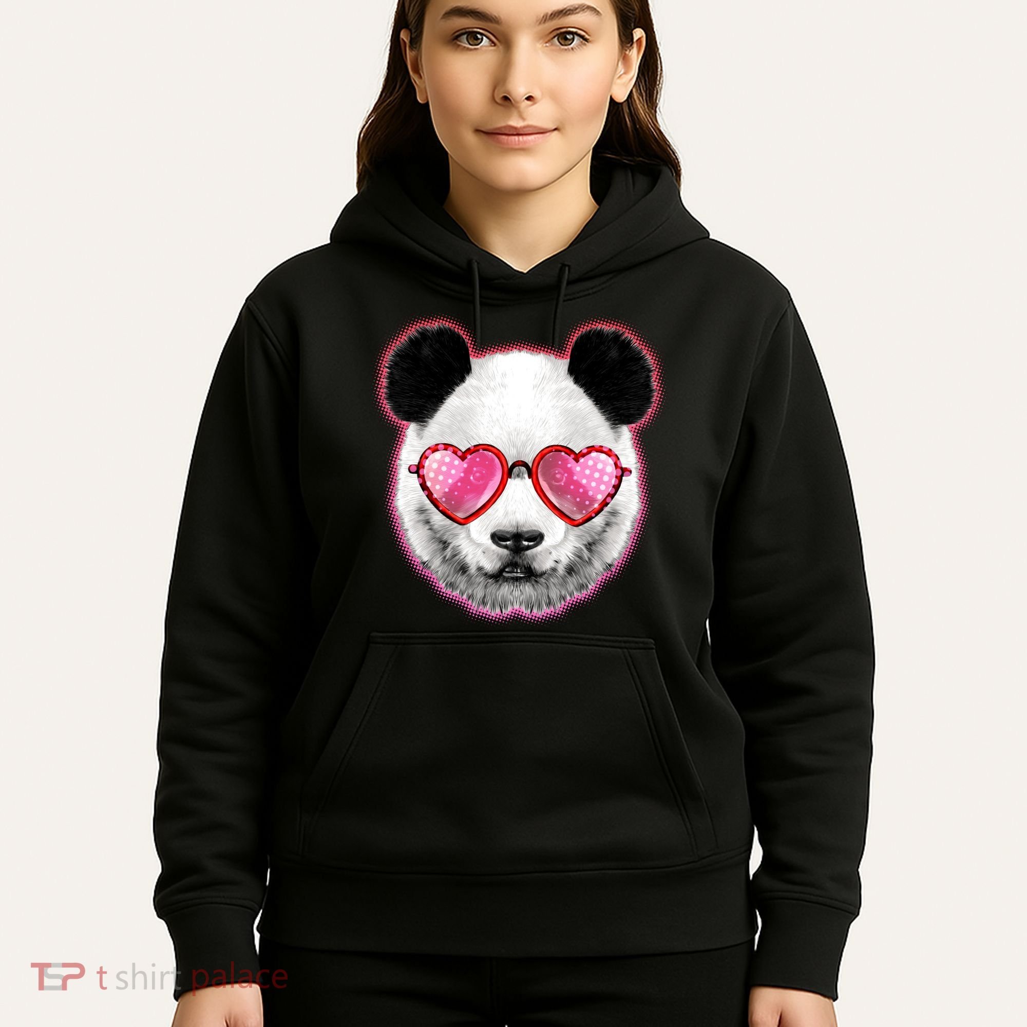 Valentine Panda Love Shades Hoodie