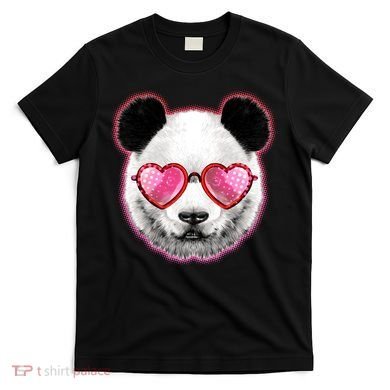 Valentine Panda Love Shades T-Shirt