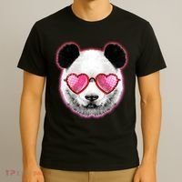 Valentine Panda Love Shades T-Shirt thumb 3