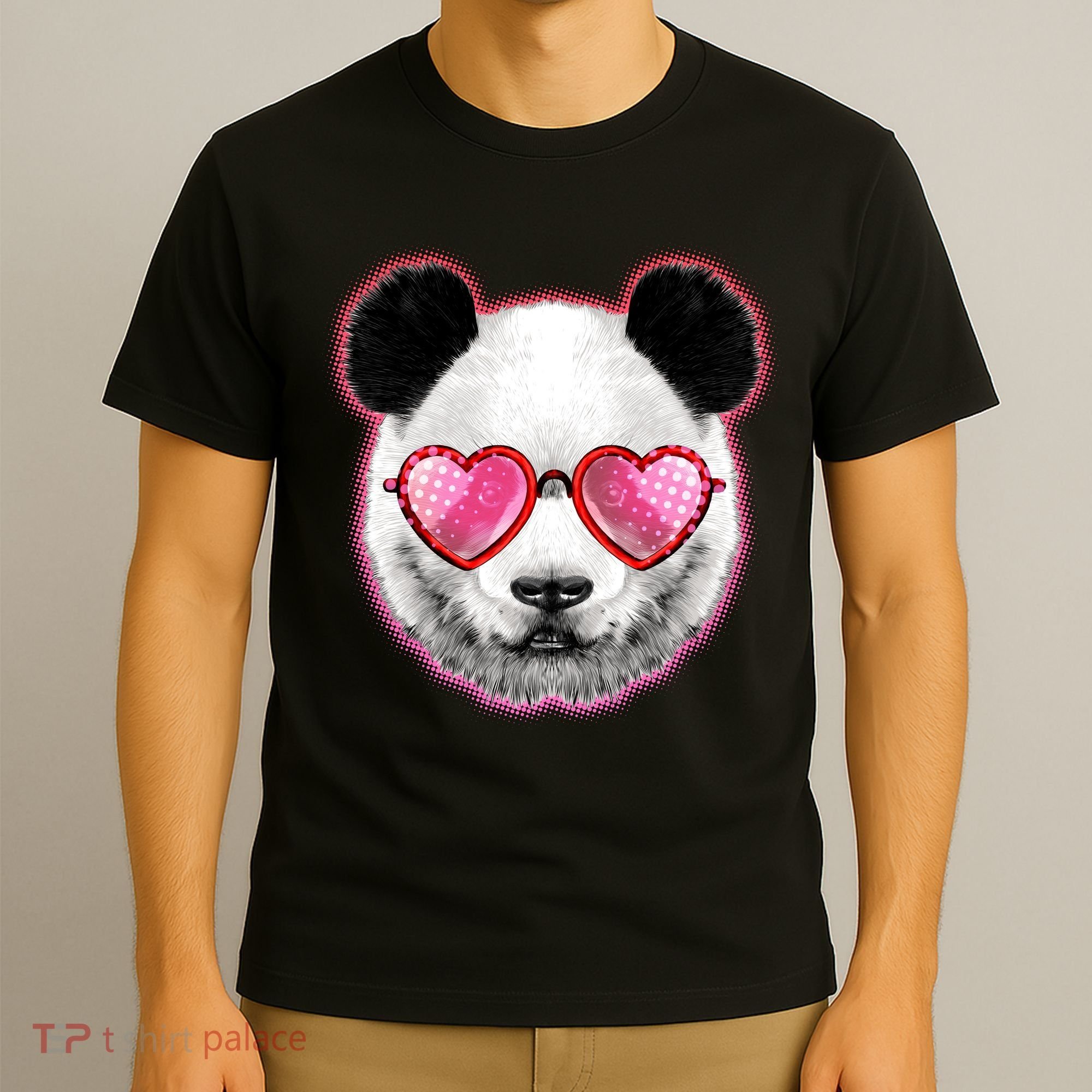 Valentine Panda Love Shades T-Shirt