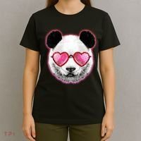 Valentine Panda Love Shades T-Shirt thumb 4