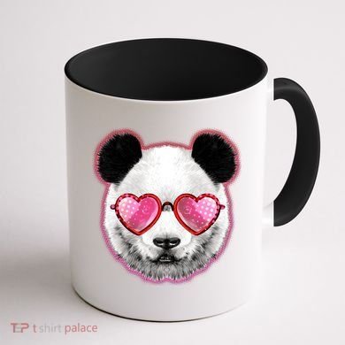 Valentine Panda Love Shades Coffee Mug back