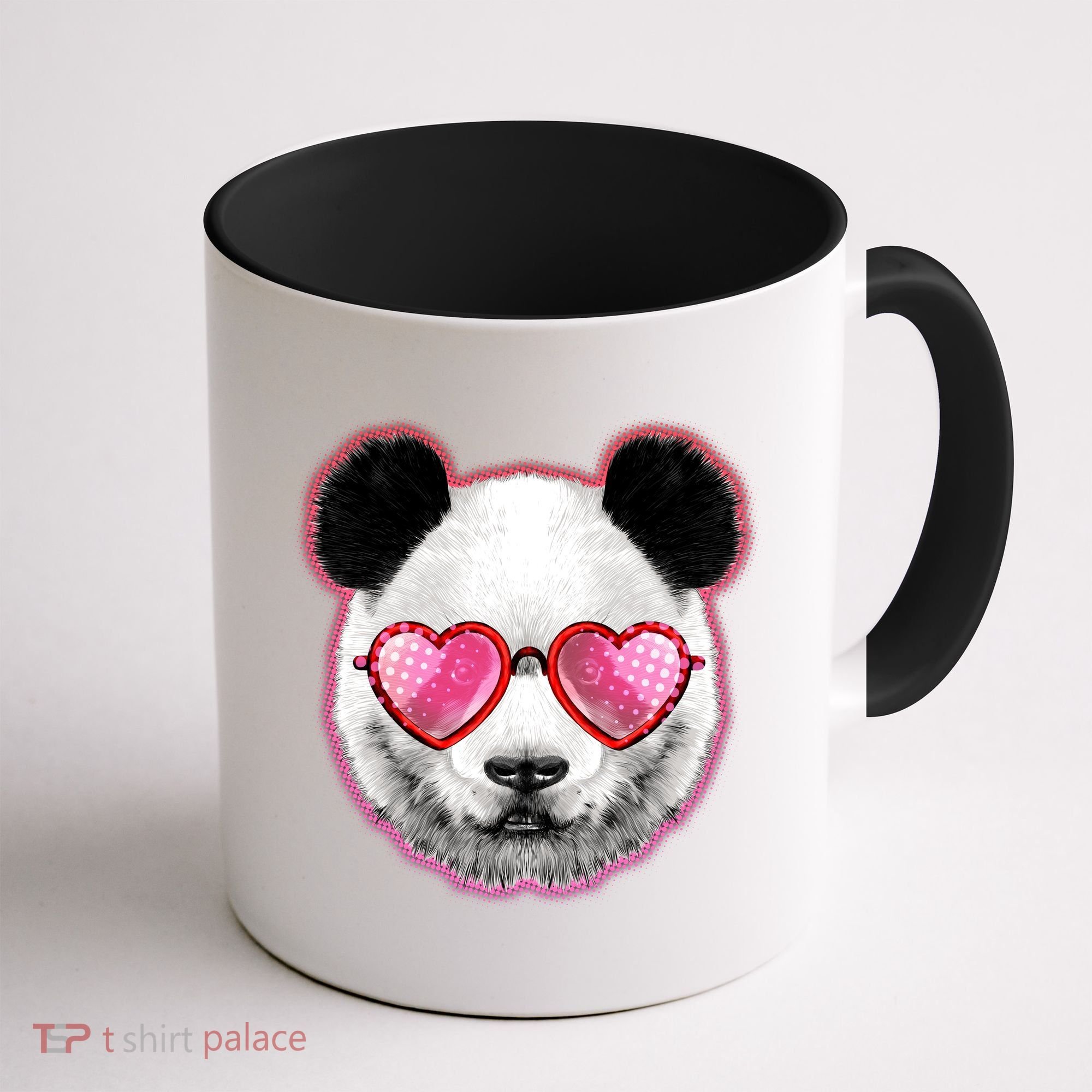 Valentine Panda Love Shades Coffee Mug