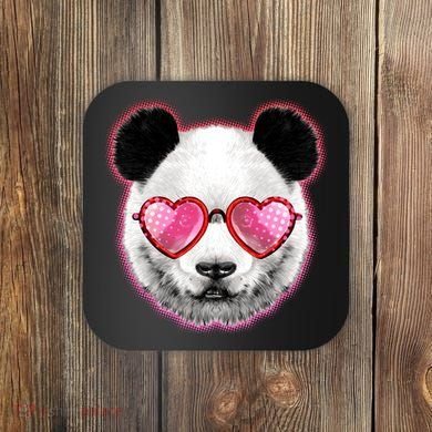 Valentine Panda Love Shades Coaster