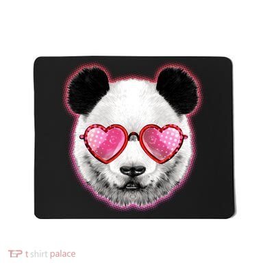 Valentine Panda Love Shades Mousepad