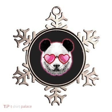 Valentine Panda Love Shades Ornament