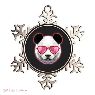 Valentine Panda Love Shades Ornament